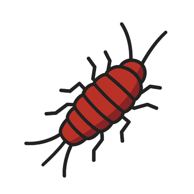 Silverfish exterminator icon